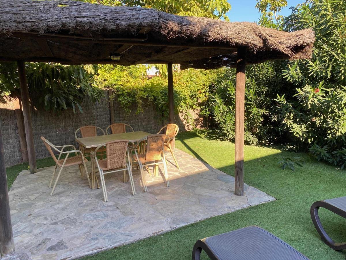 Casa Bungalows con jardín privado y piscina compartida en playa el Palmar Cádiz Exterior foto