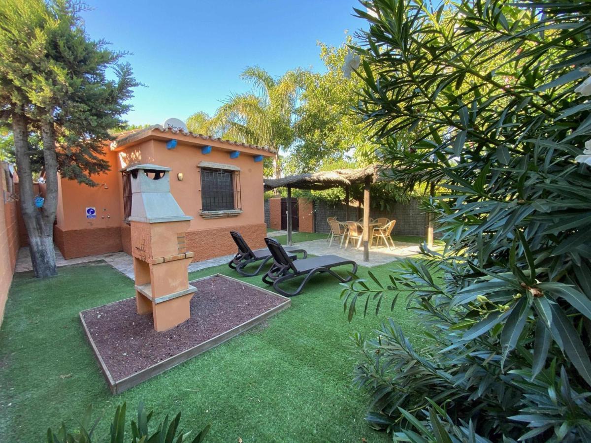 Casa Bungalows con jardín privado y piscina compartida en playa el Palmar Cádiz Exterior foto